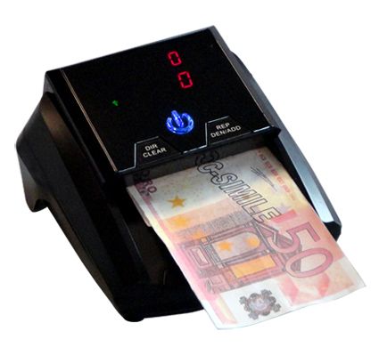 Verifica banconote false a batteria cashtester ct331 conta e verifica BCE